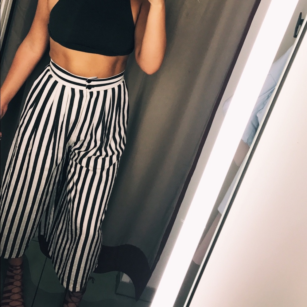 Woven Striped Pants!
